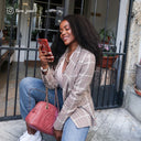 Iconic Red Ruby - Marble Samsung Galaxy S24 Plus Case 11