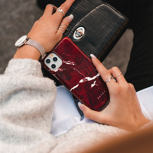 Iconic Red Ruby - Marble Samsung Galaxy S24 Plus Case 10