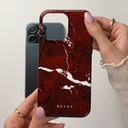 Iconic Red Ruby - Marble Samsung Galaxy S24 Plus Case 9