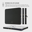 Satin White - Marble Laptop Sleeve 9