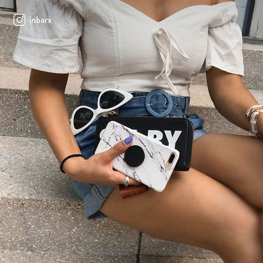 Satin White - Marble Google Pixel 9 Case 7