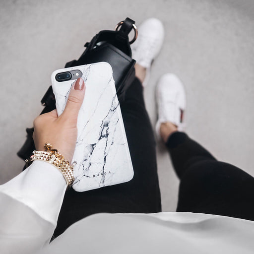 Satin White - Marble Google Pixel 9 Case 5