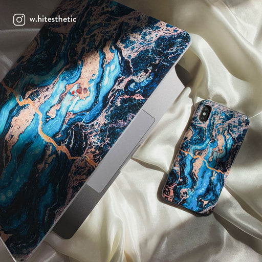Mystic River - Blue Marble Samsung Galaxy Z Flip 3 Case 14