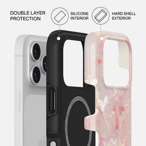 Golden Coral - Pink iPhone 17 Pro Case