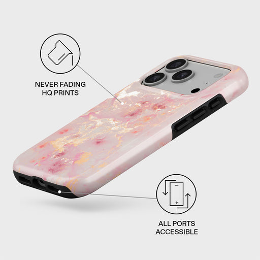 Golden Coral - Pink iPhone 17 Pro Case