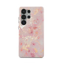 Golden Coral - Pink Samsung Galaxy S25 Ultra Case 1