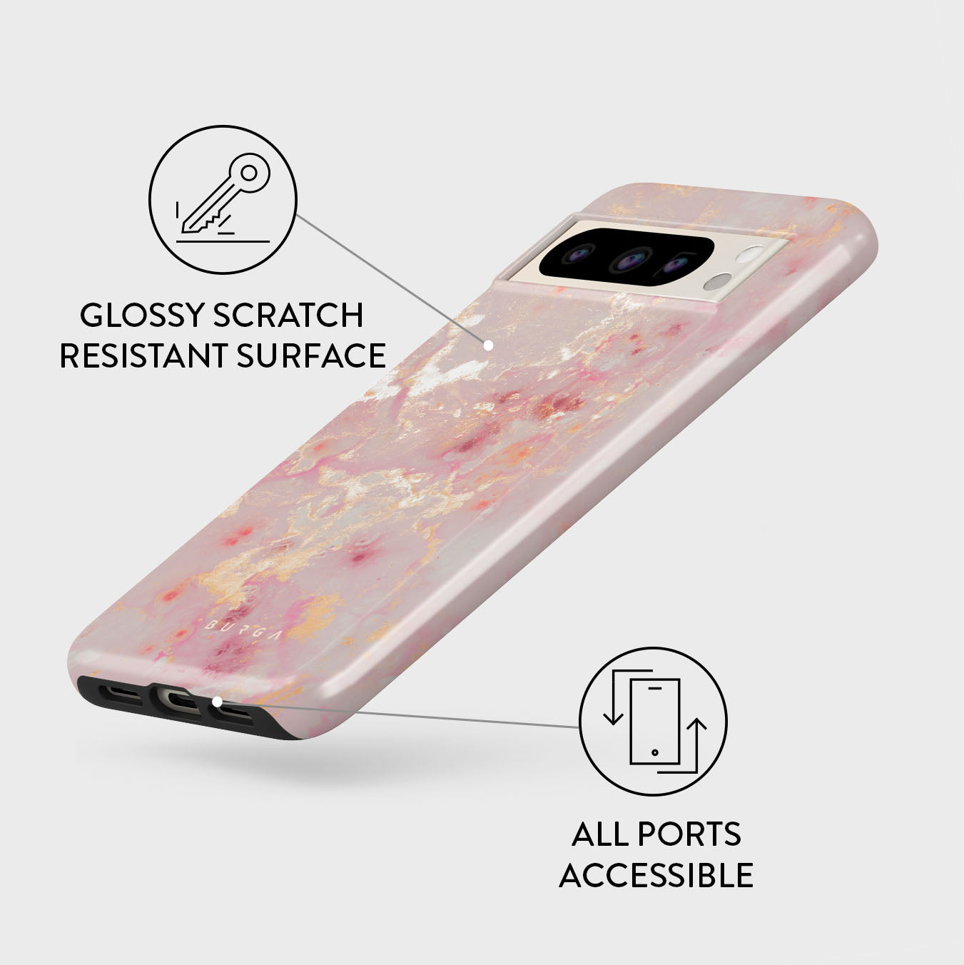 Google pixel 8 カラーピンク　ジャンク品　傷など少なめ。 Google Pixel 新品Google 8 128gb 本体 ローズ ピンク SIMフリー