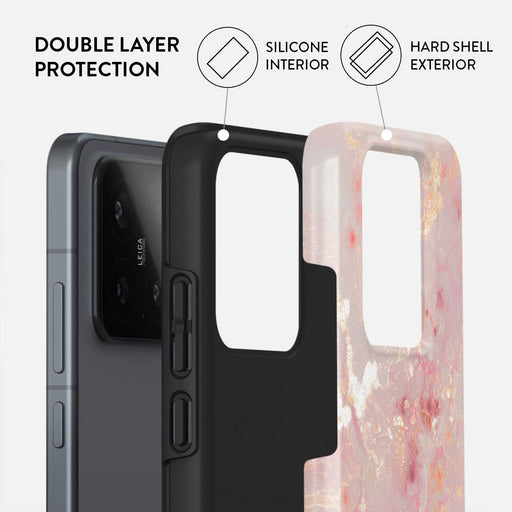 Golden Coral - Pink Xiaomi 15 Case 2
