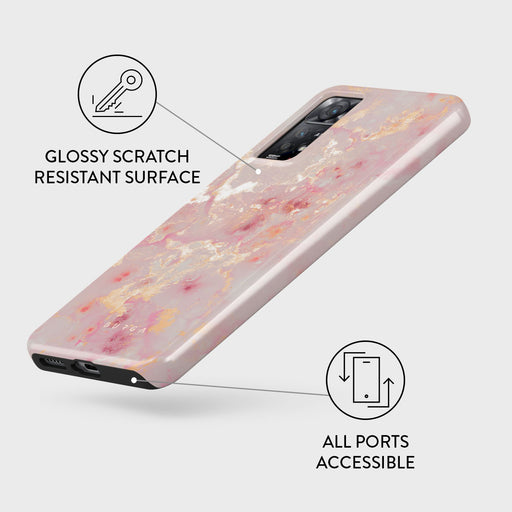 Golden Coral - Pink Xiaomi Redmi Note 11 Pro+ Case 3