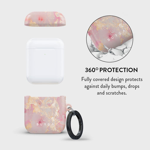 Golden Coral - Pink AirPods Case 2