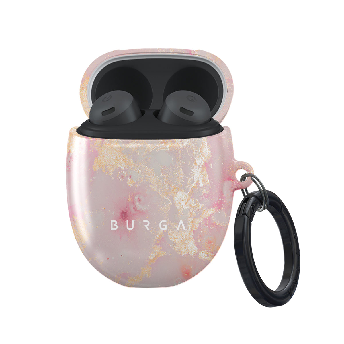 Golden Coral - Pink Google Pixel Buds Pro Case Cover | BURGA