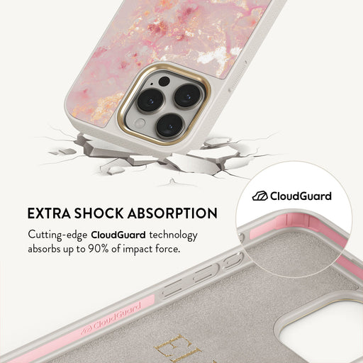 Golden Coral - Pink iPhone 15 Pro Max Case
