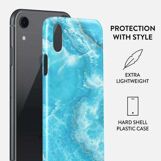 Ocean Waves - Blue iPhone XR Case 2