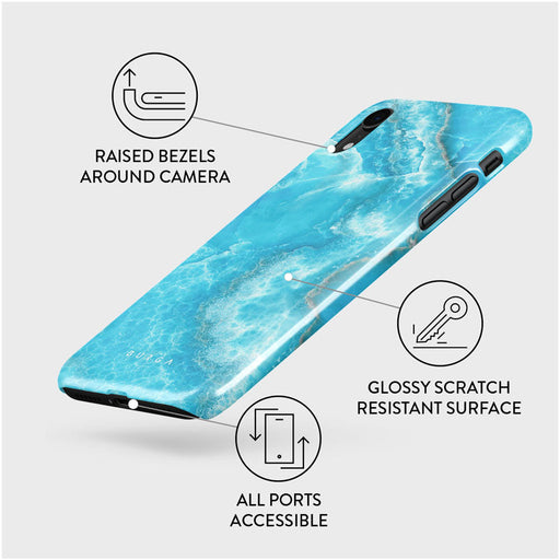 Ocean Waves - Blue iPhone XR Case 3