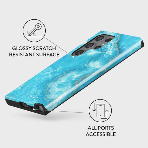 Ocean Waves - Blue Samsung Galaxy S24 Ultra Case 7