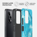 Ocean Waves - Blue Xiaomi Redmi Note 12 Pro+ 5G Case 2