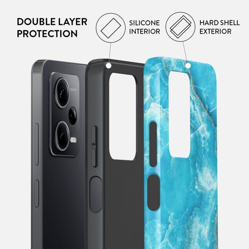 Ocean Waves - Blue Xiaomi Redmi Note 12 Pro+ 5G Case 2
