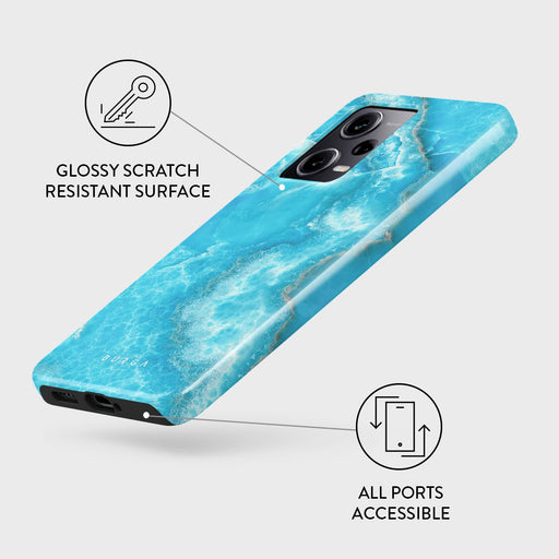 Ocean Waves - Blue Xiaomi Redmi Note 12 Pro+ 5G Case 3