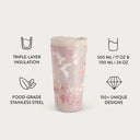 Golden Coral - Pink Travel Mug 7