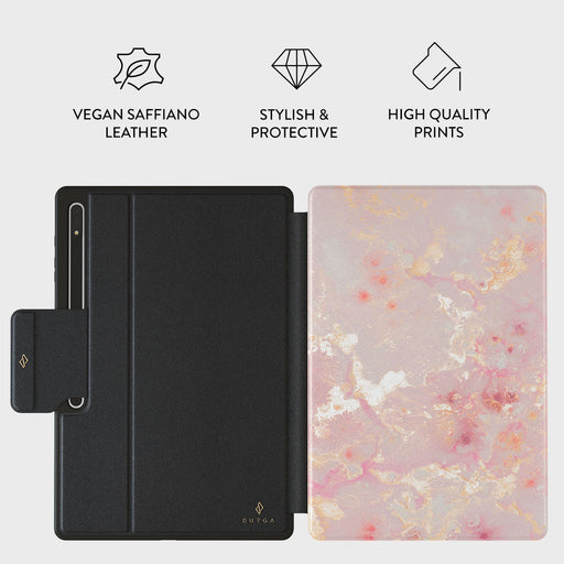 Golden Coral - Pink Samsung Galaxy Tab S10 Ultra Case 2