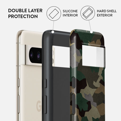 Tropical Green Camo - Google Pixel 8 Pro Case 2