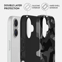 Night Black Camouflage - iPhone 16 Case 2