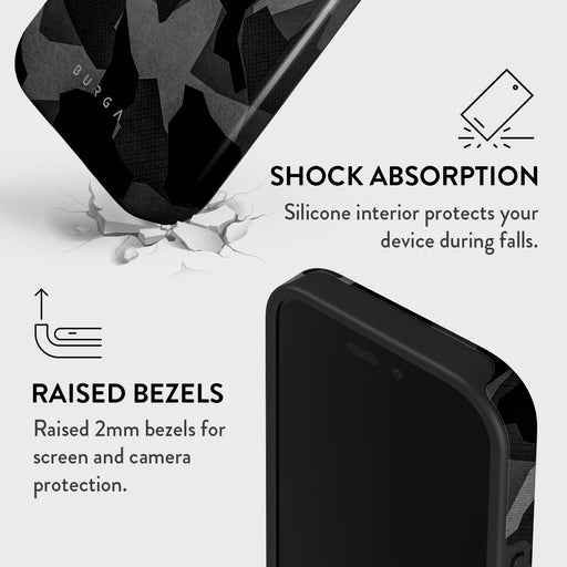 Night Black Camouflage - iPhone 16 Case 4