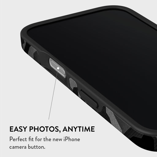 Night Black Camouflage - iPhone 16 Case 5