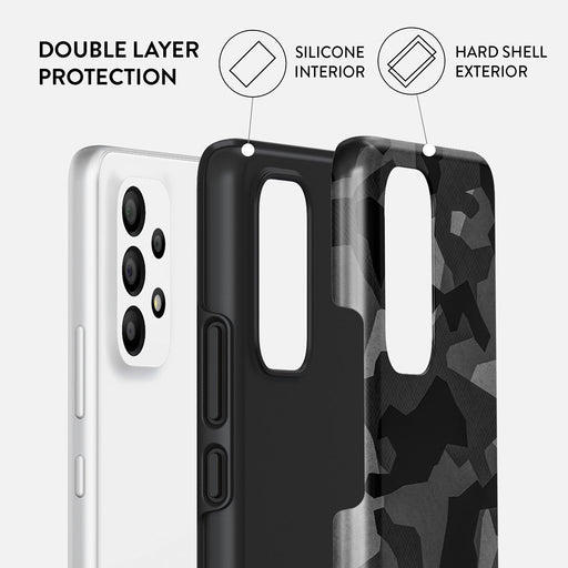 Night Black Camouflage - Samsung Galaxy A23 4G / 5G Case 2