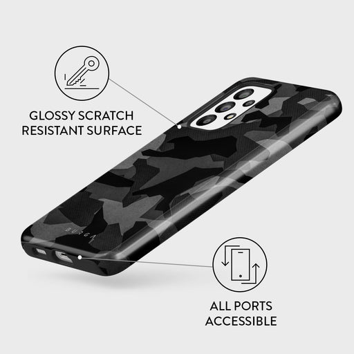 Night Black Camouflage - Samsung Galaxy A23 4G / 5G Case 3
