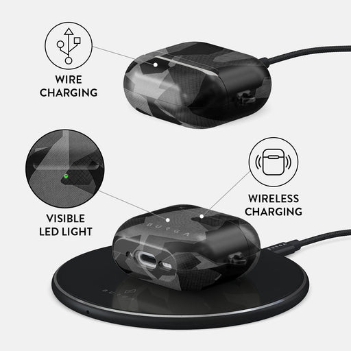 Night Black Camouflage - AirPods 4 Case 3