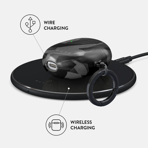 Night Black Camouflage - Google Pixel Buds Pro Case 3