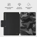 Night Black Camouflage - Samsung Galaxy Tab S10 Ultra Case 2