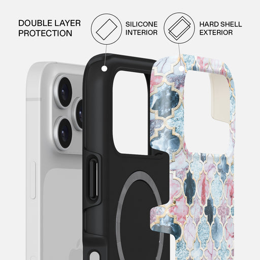 Pink Beach - Mosaic iPhone 17 Pro Case