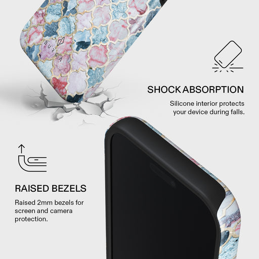 Pink Beach - Mosaic iPhone 17 Pro Case