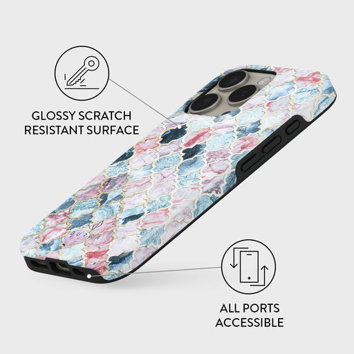 Pink Beach - Mosaic iPhone 16 Pro Max Case 3
