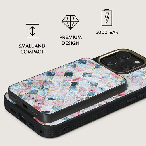 Pink Beach - Mosaic Magnetic Power Bank 2