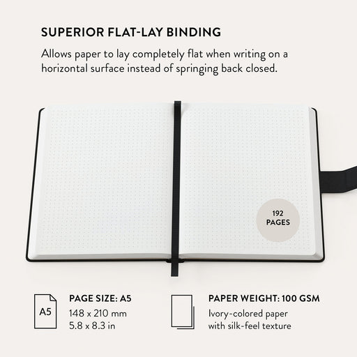 Fatal Contradiction - Black & White Marble Notebook 9