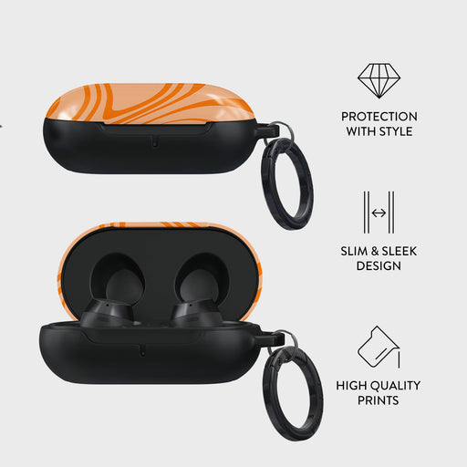 High Vibrations - Color Swirl Samsung Galaxy Buds Plus Case 4