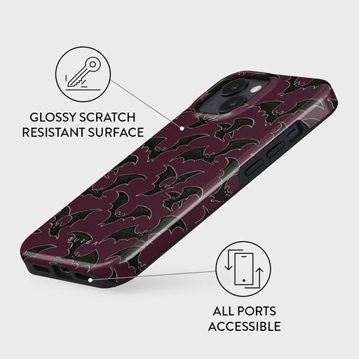 Midnight Visitor - iPhone 15 Case