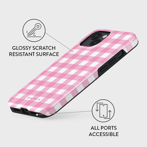 Think Pink iPhone 15 Case BURGA