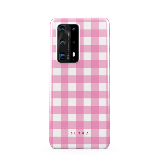 Samsung Galaxy S21 Plus Premium Phone Case Pink Checkerboard