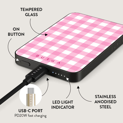 Think Pink - Magnetic Power Bank