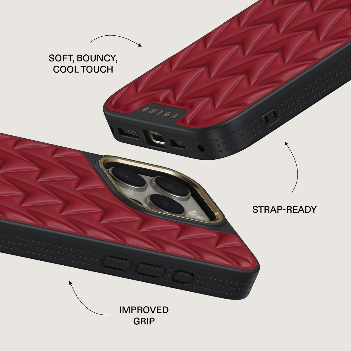 iPhoneアクセサリー urban sophistication dark cherry 16pro iPhone 16 Plus | Urban Sophistication