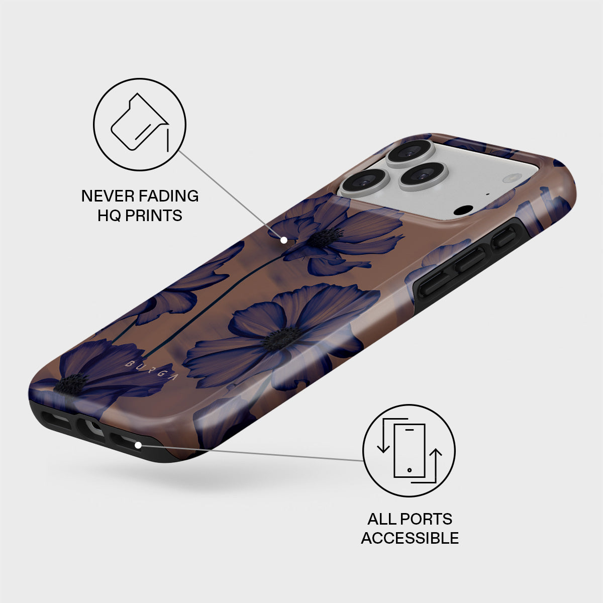 Velvet Night - iPhone 17 Pro Max Case | BURGA