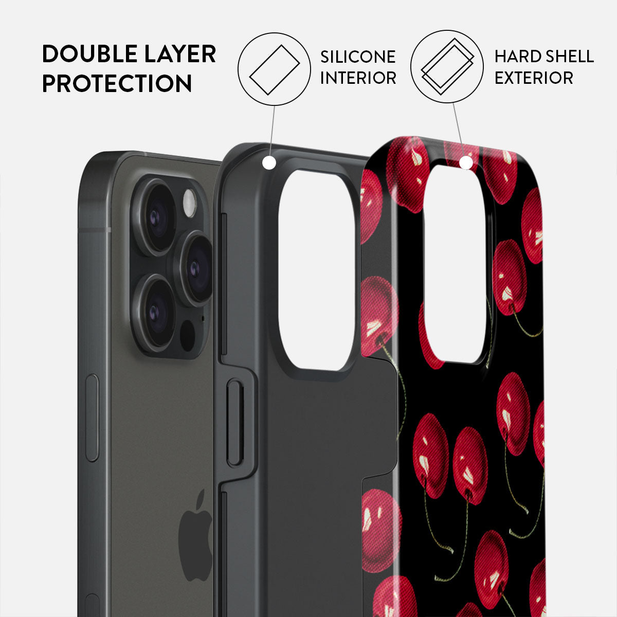 iPhoneアクセサリー burga iPhone15pro Cherrybomb Cherrybomb - iPhone 15 Pro Case | BURGA