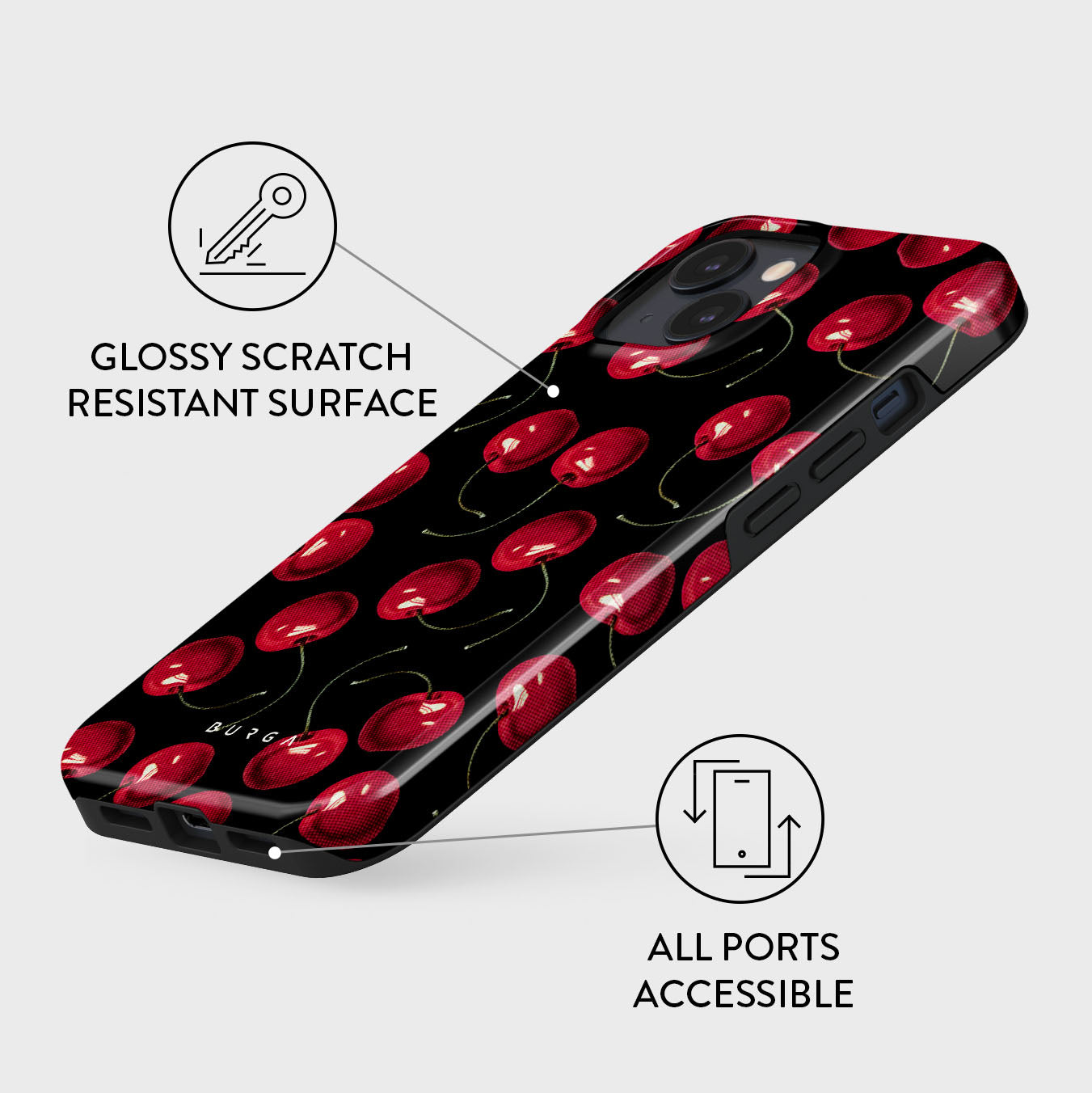 Cherrybomb - iPhone 13 Case | BURGA