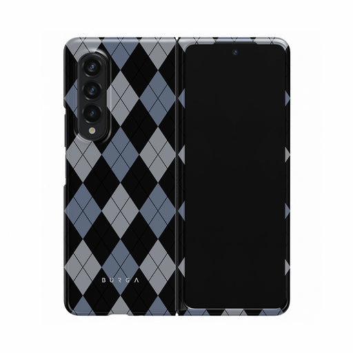 Galaxy Z Fold 3 Louis Vuitton Black Hard Case