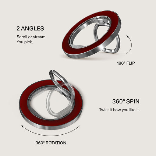No Talking - Magnetic Ring Holder