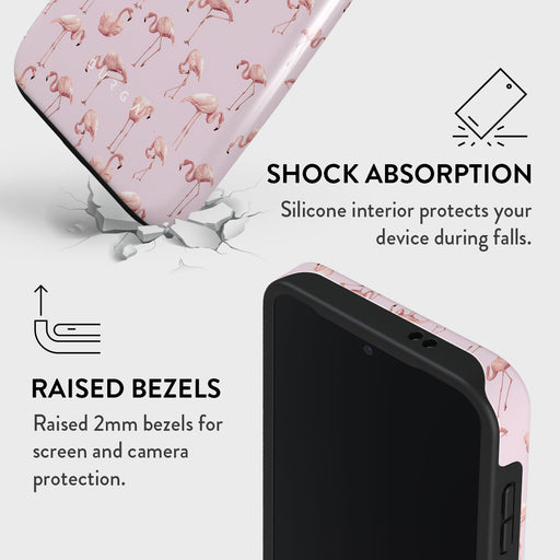 Nostalgic Pink - Flamingos Samsung Galaxy S24 FE Case 4
